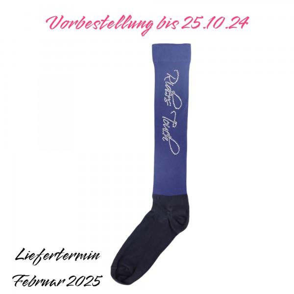 Reitsocken &quot;Ruby&quot;mit Glitzersteinen