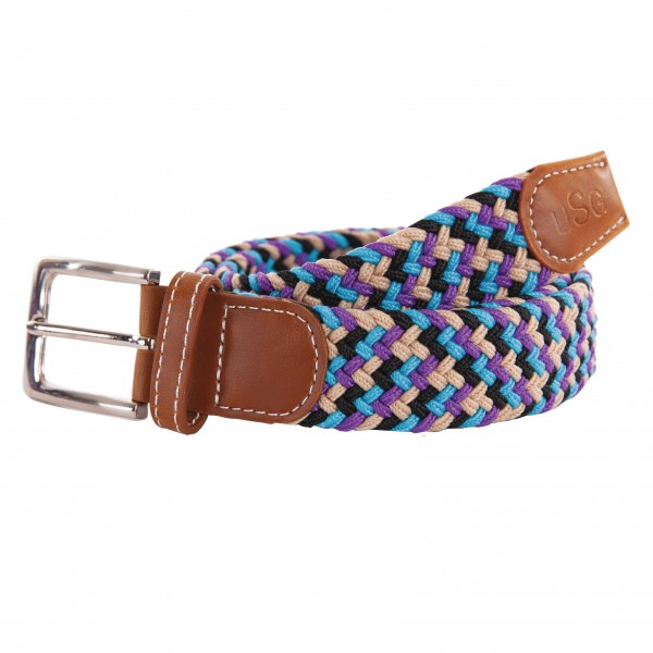 Belt CASUAL plaited, elastic material