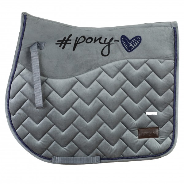 Quilted saddle cloth &quot;ponylove&quot;