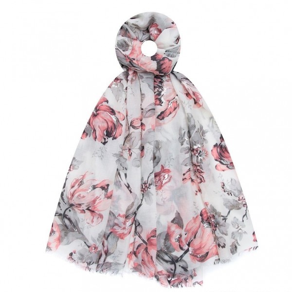 Scarf &quot;Natalie&quot; with floral pattern
