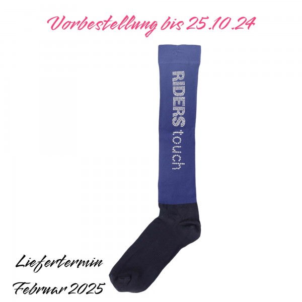 Reitsocken &quot;Pearl&quot; mit Glitzersteinen